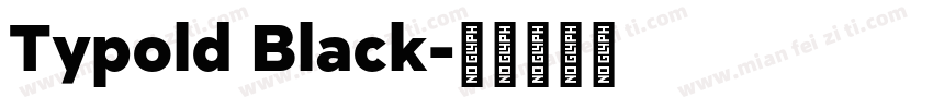 Typold Black字体转换